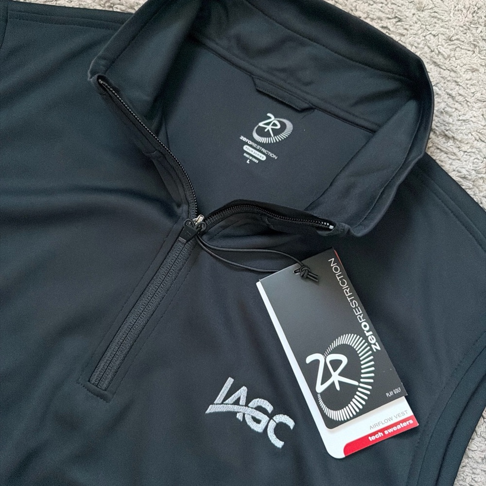 Zero Restriction Men’s Large AirFlow Vest Tech Golf Sweater